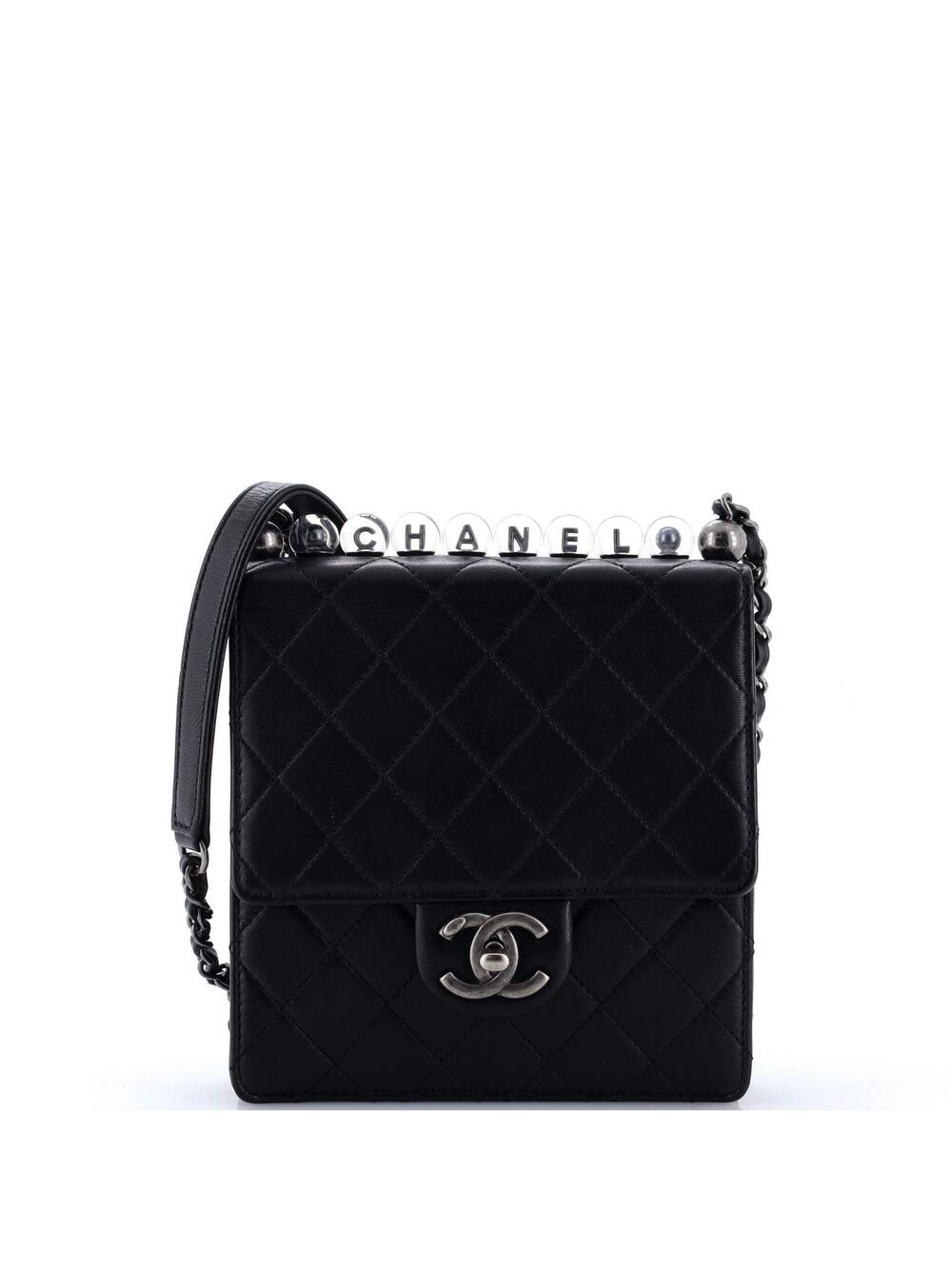 Chanel Chic Pearls Flap Bag Quilted #281994C31B - Picture 1 of 8
